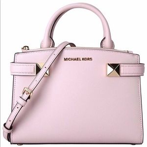 PINK BLOSSOM MICHAEL KORS KARLA SATCHEL CROSSBODY